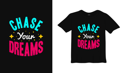 inspirational typography t-shirt design template