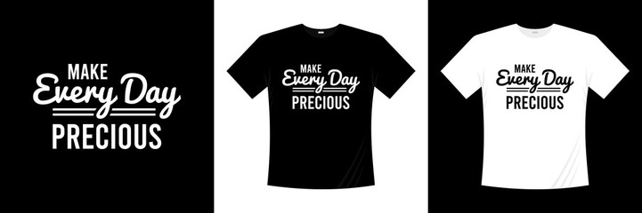 inspirational typography t-shirt design template
