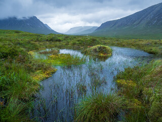 Glencoe View with Pond