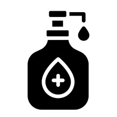 hand wash glyph icon