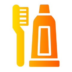 toothpaste gradient icon