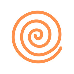 spiral unconscious outline icon