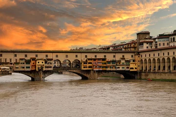 Papier Peint photo Ponte Vecchio Florence Ponte Vecchio bridge