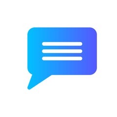 chat gradient icon