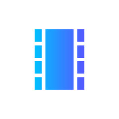 google play movie gradient icon