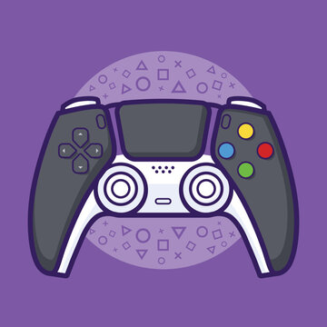modern gamepad esport vector