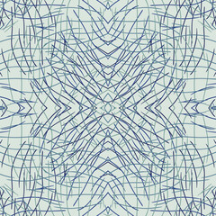 Seamless fractal pattern in vector format for printed fabrics or any other purposes. Every object is grouped base on color so the pattern is editable, tileable and easy to use.