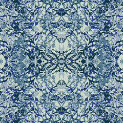 Seamless fractal pattern in vector format for printed fabrics or any other purposes. Every object is grouped base on color so the pattern is editable, tileable and easy to use.