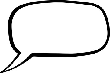 Naklejka premium doodle freehand sketch drawing of word balloon.