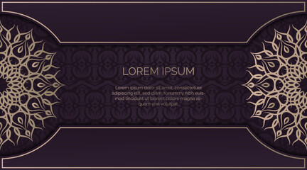 Luxury mandala background, round decoration