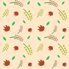 autumn leaves pattern