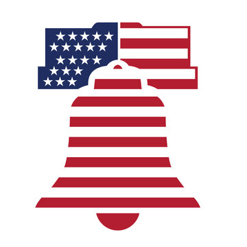 liberty bell logo vector