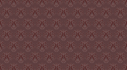 batik floral pattern, vector design