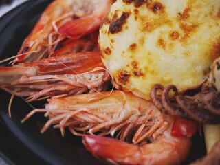 grilled shrimp on a grill