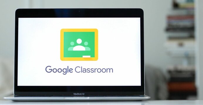 Logo of Google Classroom, a Learning Management System for schools offered by Google