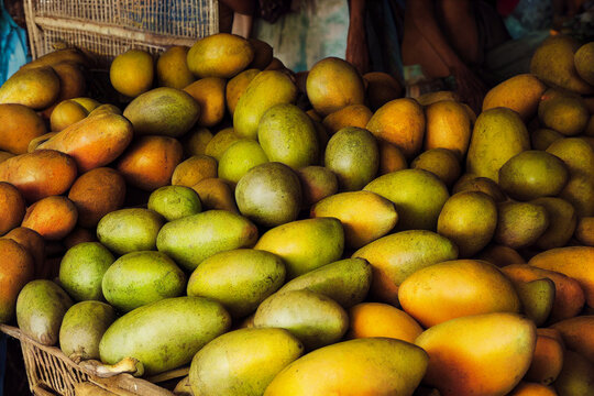 Midjourney render of fruit vendor in India