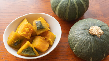 かぼちゃの煮物・日本の家庭料理