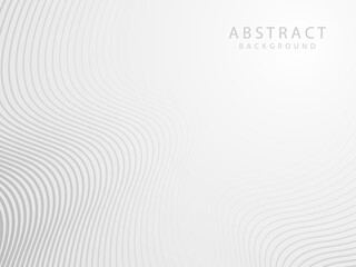 gray abstract background with modern gradient wave lines
