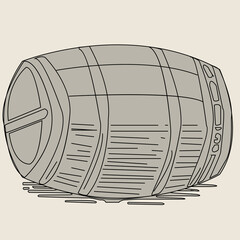 barrel isolated