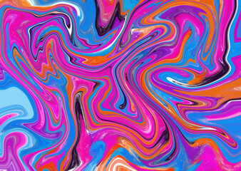 paint liquify marbled colorful.