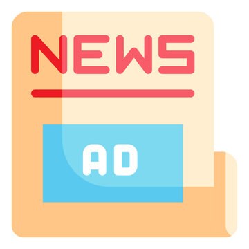 Newspaper Advertisement Icon