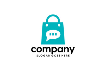 Online Shop Logo designs Template. Illustration vector graphic of pointer arrow and shop bag combination logo design concept. Perfect for Ecommerce,sale, discount or store web element. Company emblem