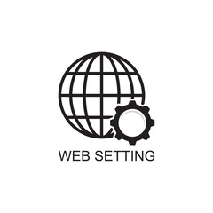 web setting icon , technology icon