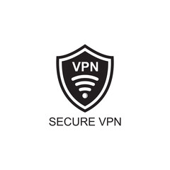 secure vpn icon , shield icon
