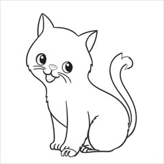 Cats Coloring page for kids