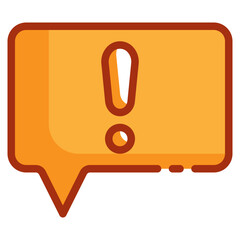 speech bubble exclamation icon