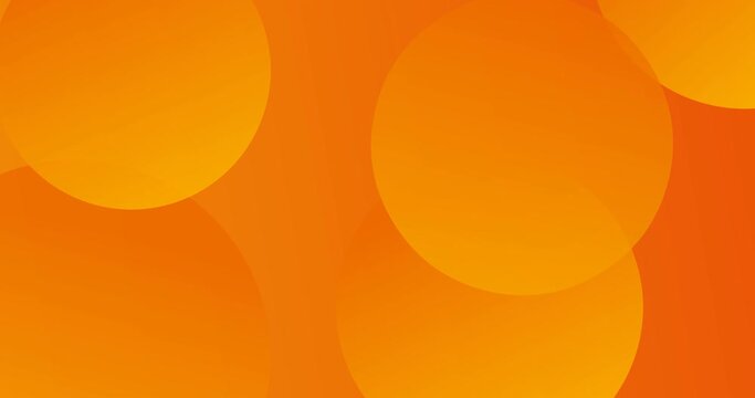 orange bubble circle background animation