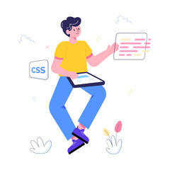 Pack of Teamwork Flat Illustrations 

