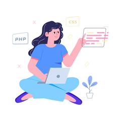 Pack of Teamwork Flat Illustrations 

