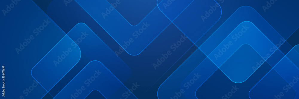Aufkleber minimal geometric blue banner background abstract design. vector abstract graphic design banner patt