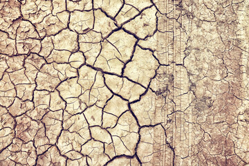 cracks on the ground desert texture background earth climate ecology