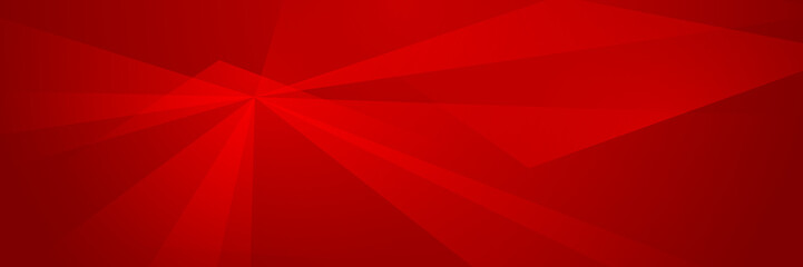 Obraz premium Abstract red deometric banner design background