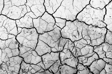 cracks on the ground desert white abstract background