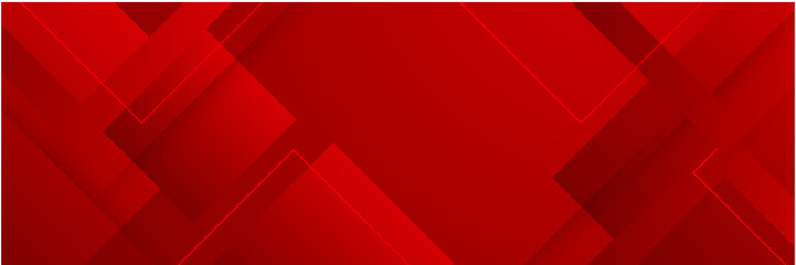 Obraz premium Modern red abstract web banner background creative design