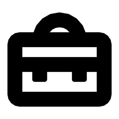 School Bag Flat Vector Icon