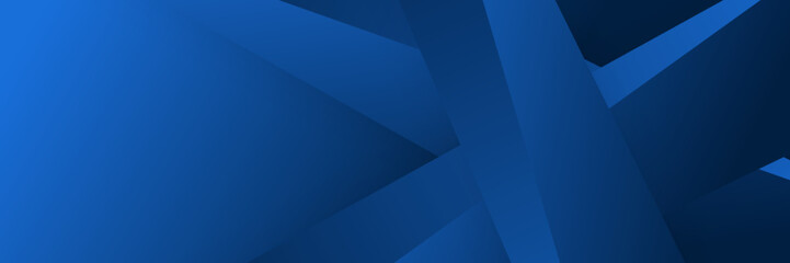 Modern blue abstract web banner background creative design