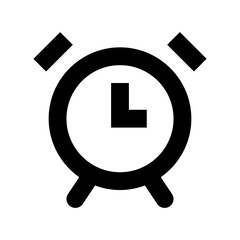 Alarm Clock Flat Vector Icon