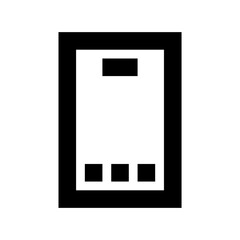 Mobile Flat Vector Icon