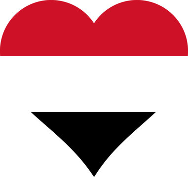 recommend clip art: Yemen Heart Flag. Yemeni Love Shape Country Nation National Flag Sign Symbol Banner. Yemenite transparent PNG Flattened JPG Flat JPEG