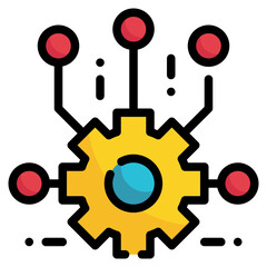 gera wheel technology artificial intelligence icon