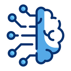brain artificial intelligence technology icon