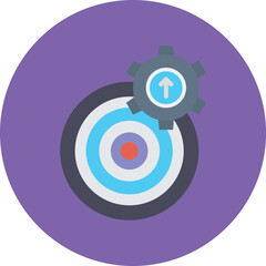  Target setting Vector Icon which is suitable for commercial work and easily modify or edit it
