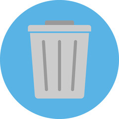 Trash basket Vector Icon which is suitable for commercial work and easily modify or edit it
