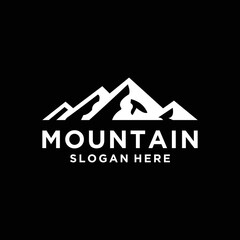 Mountain Peaks logo design template
