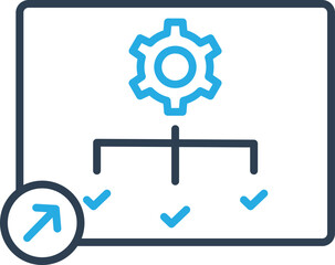 System configuration Vector Icon which is suitable for commercial work and easily modify or edit it
