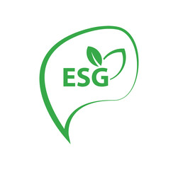 esg icons on white background